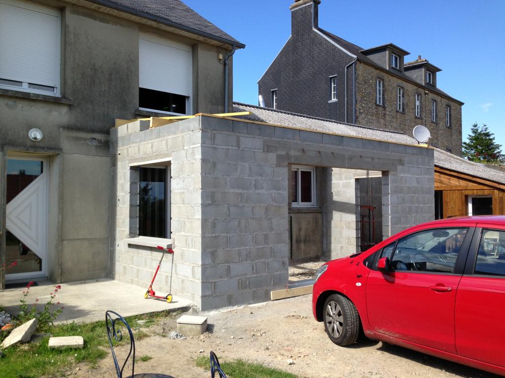 Pendant r�novation fa�ade - Lebas Bruno