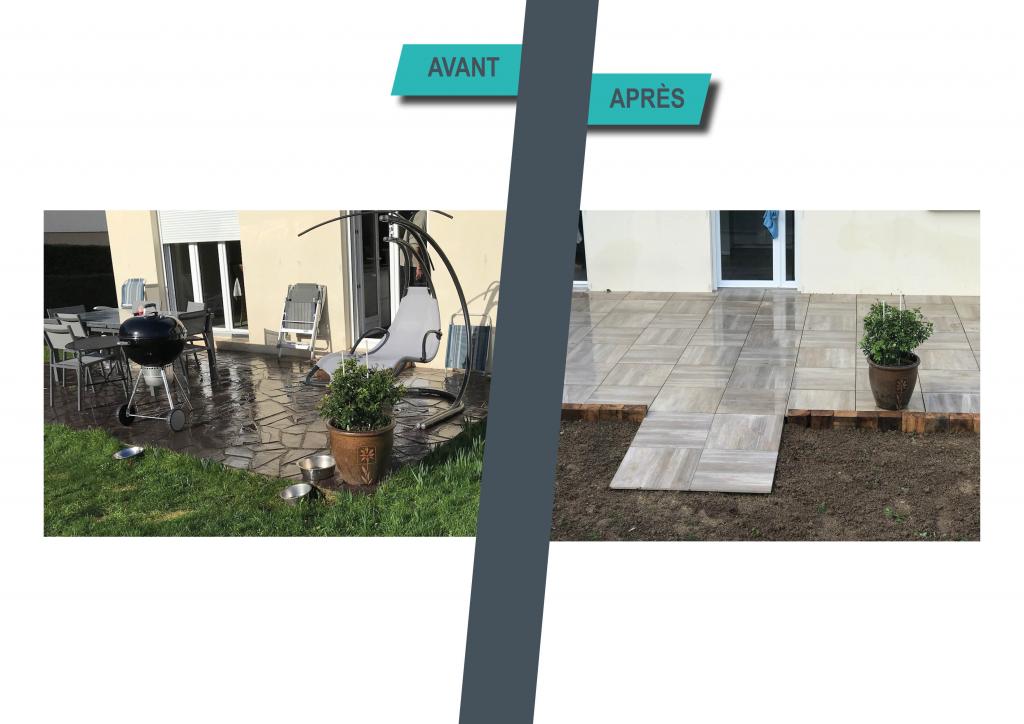 Avant / Aprs Terrasse 