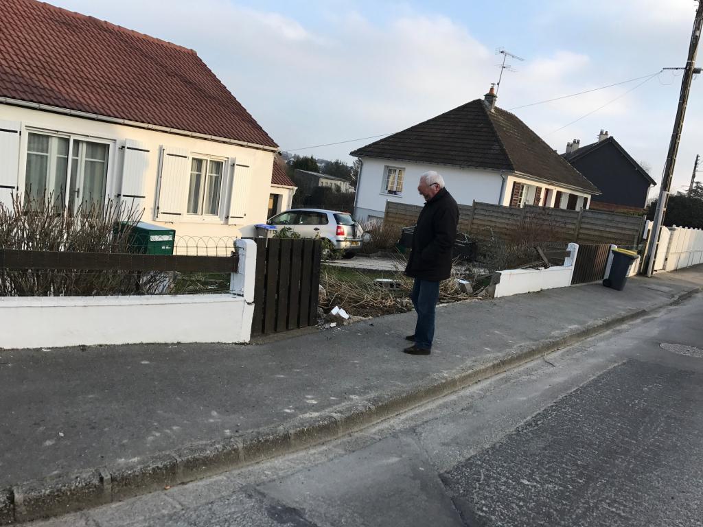 Cl�ture PVC avant travaux - Lebas Bruno